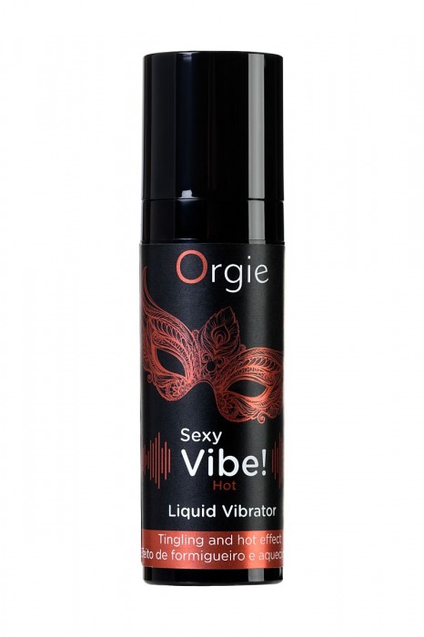 Разогревающий гель для массажа ORGIE Sexy Vibe Hot с эффектом вибрации - 15 мл. - ORGIE - купить с доставкой в Астрахани