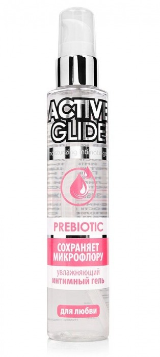 Увлажняющий интимный гель Active Glide Prebiotic - 100 гр. - Биоритм - купить с доставкой в Астрахани