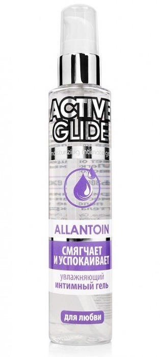 Увлажняющий интимный гель Active Glide Allantoin - 100 гр. - Биоритм - купить с доставкой в Астрахани