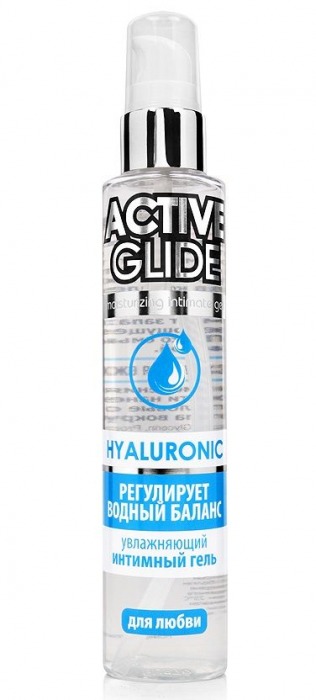 Увлажняющий интимный гель Active Glide Hyaluronic - 100 гр. - Биоритм - купить с доставкой в Астрахани