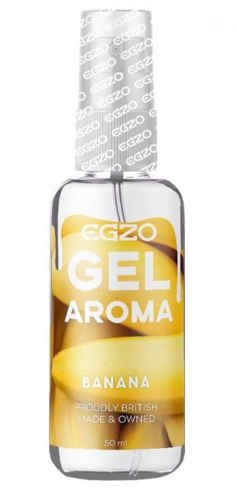 Интимный лубрикант EGZO AROMA с ароматом банана - 50 мл. - EGZO - купить с доставкой в Астрахани