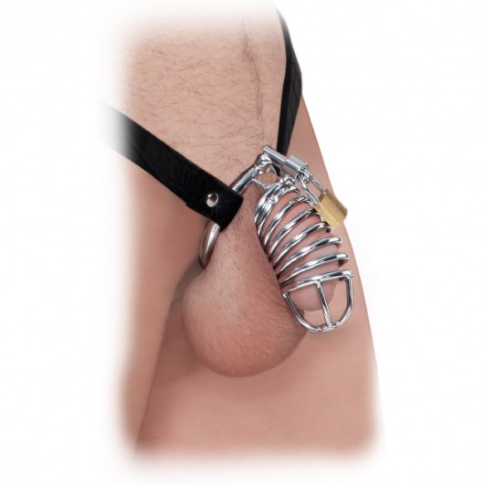 Кольцо верности Extreme Chastity Belt с фиксацией головки - Pipedream - купить с доставкой в Астрахани