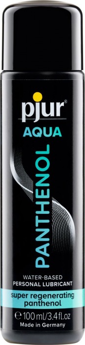 Лубрикант на водной основе с пантенолом pjur AQUA Panthenol - 100 мл. - Pjur - купить с доставкой в Астрахани
