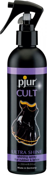Спрей для ухода за одеждой из латекса pjur CULT Ultra Shine - 250 мл. - Pjur - купить с доставкой в Астрахани