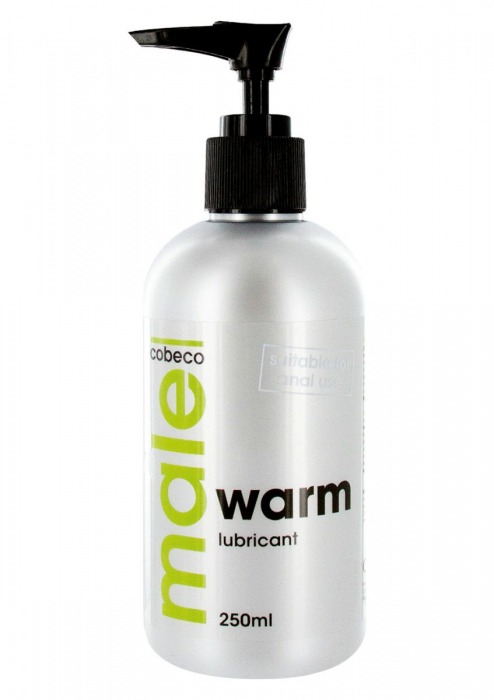 Лубрикант с согревающим эффектом MALE Cobeco Warm Lubricant - 250 мл. - Cobeco - купить с доставкой в Астрахани