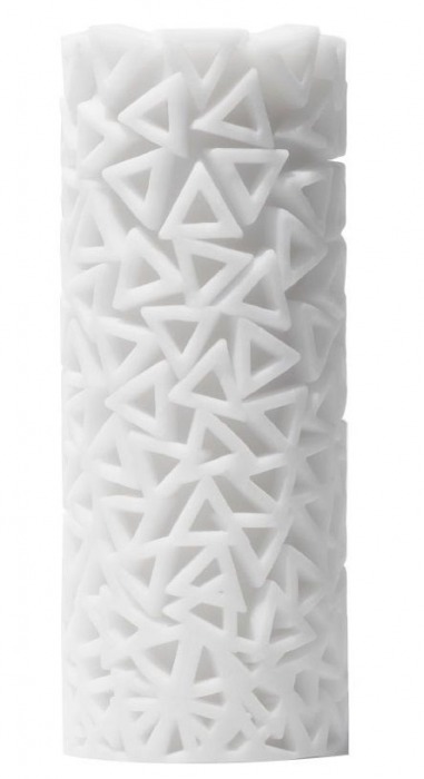 Белый 3D мастурбатор PILE - Tenga - в Астрахани купить с доставкой
