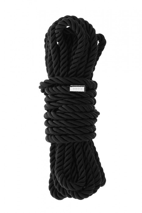 Черная веревка для шибари DELUXE BONDAGE ROPE - 5 м. - Dream Toys - купить с доставкой в Астрахани