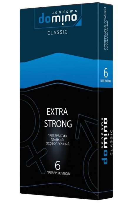 Суперпрочные презервативы DOMINO Extra Strong - 6 шт. - Domino - купить с доставкой в Астрахани