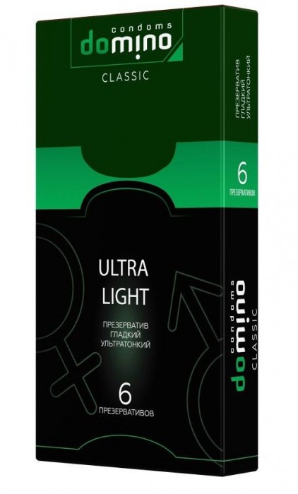 Супертонкие презервативы DOMINO Ultra Light - 6 шт. - Domino - купить с доставкой в Астрахани