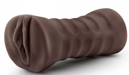 Коричневый мастурбатор-вагина Hot Chocolate Brianna - Blush Novelties - в Астрахани купить с доставкой