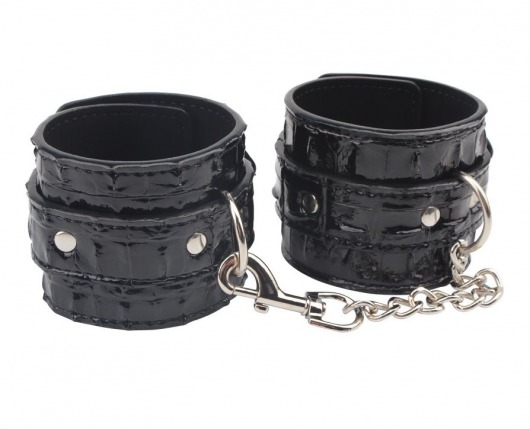 Черные наручники Surrender Wrist Restraints - Chisa - купить с доставкой в Астрахани