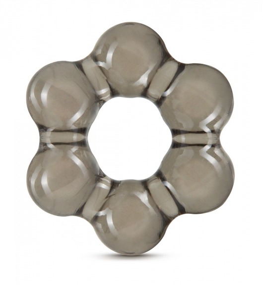 Дымчатое эрекционное кольцо Stay Hard Thick Bead Cock Ring - Blush Novelties - в Астрахани купить с доставкой
