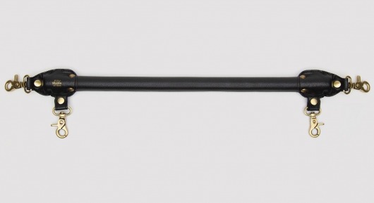 Черная распорка для ног Bound to You Faux Leather Spreader Bar - 50,8 см. - Fifty Shades of Grey - купить с доставкой в Астрахани