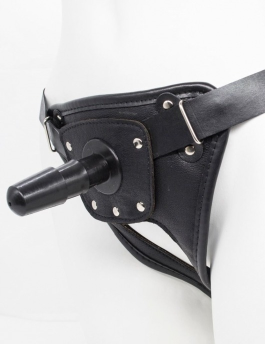 Черный пояс для насадок CLASS STRAP Restyling - LOVETOY (А-Полимер) - купить с доставкой в Астрахани