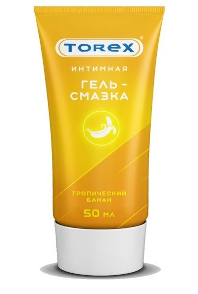 Смазка на водной основе TOREX  Тропический банан  - 50 мл. - Torex - купить с доставкой в Астрахани