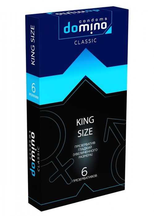 Презервативы увеличенного размера DOMINO Classic King size - 6 шт. - Domino - купить с доставкой в Астрахани