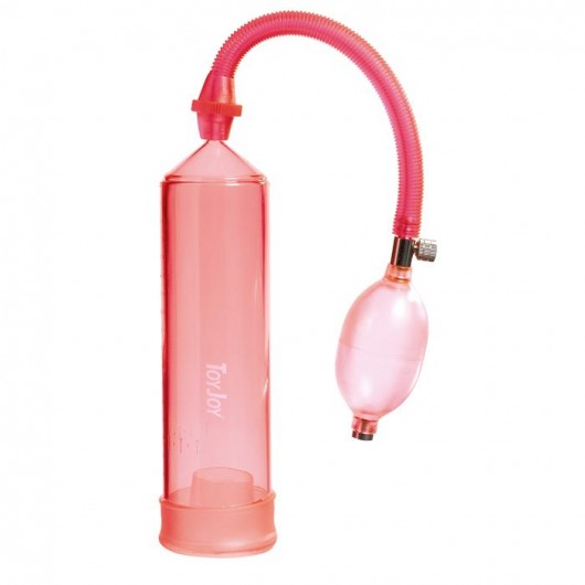 Красная вакуумная помпа Power Pump Red - Toy Joy - в Астрахани купить с доставкой