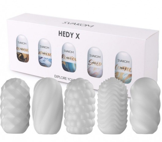Набор из 5 мастурбаторов Hedy X5 Mixed - Svakom - в Астрахани купить с доставкой
