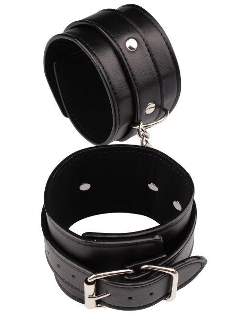 Черные оковы Classic Ankle Cuffs - Chisa - купить с доставкой в Астрахани