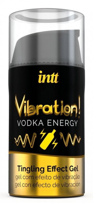 Жидкий интимный гель с эффектом вибрации Vibration! Vodka Energy - 15 мл. - INTT - купить с доставкой в Астрахани
