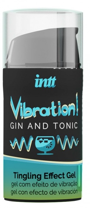 Жидкий интимный гель с эффектом вибрации Vibration! Gin   Tonic - 15 мл. - INTT - купить с доставкой в Астрахани