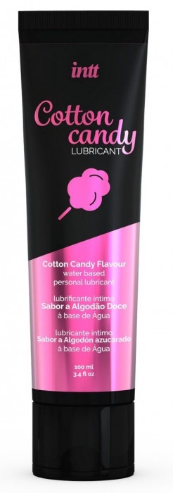 Интимный гель на водной основе Cotton Candy Lubricant - 100 мл. - INTT - купить с доставкой в Астрахани