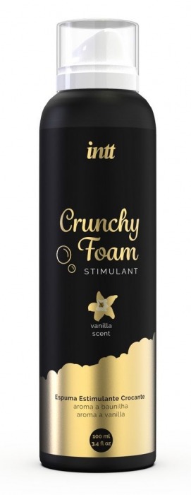 Пенка для массажа Crunchy Foam Stimulant Vanilla - 100 мл. - INTT - купить с доставкой в Астрахани