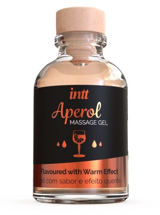 Массажный гель с согревающим эффектом Aperol - 30 мл. - INTT - купить с доставкой в Астрахани