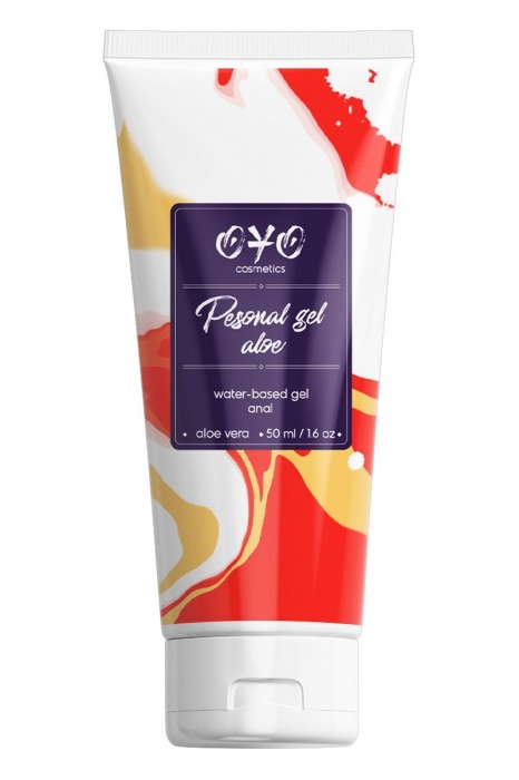 Анальная смазка на водной основе OYO Personal Gel Aloe - 50 мл. - OYO - купить с доставкой в Астрахани