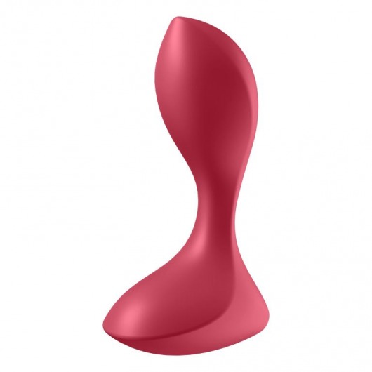 Красный вибромассажёр простаты Satisfyer Backdoor Lover - 14 см. - Satisfyer - в Астрахани купить с доставкой