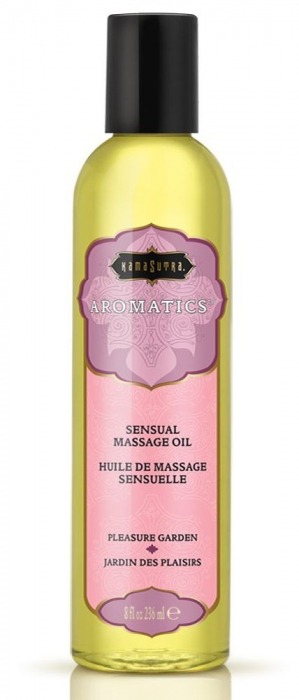 Массажное масло с цветочным ароматом Pleasure Garden - 236 мл. - Kama Sutra - купить с доставкой в Астрахани