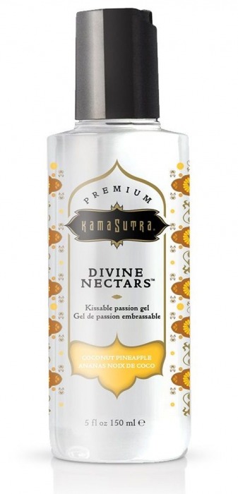 Гель-лубрикант на водной основе Divine Nectars Vanilla с ароматом ванили - 150 мл. - Kama Sutra - купить с доставкой в Астрахани
