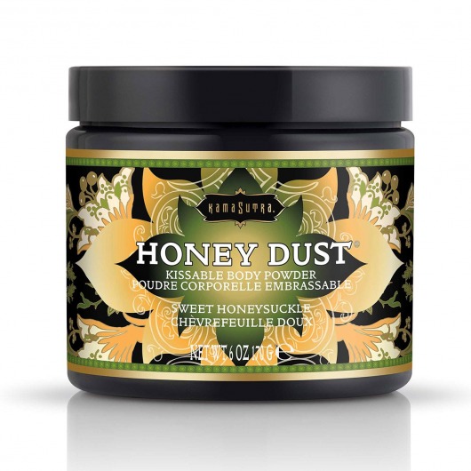 Пудра для тела Honey Dust Body Powder с ароматом жимолости - 170 гр. - Kama Sutra - купить с доставкой в Астрахани