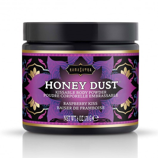 Пудра для тела Honey Dust Body Powder с ароматом малины - 170 гр. - Kama Sutra - купить с доставкой в Астрахани