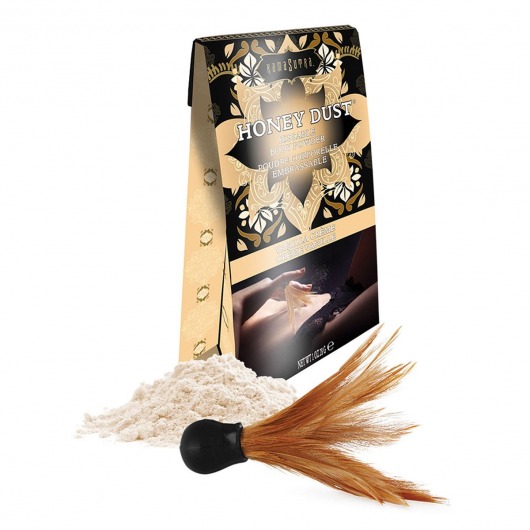 Пудра для тела Honey Dust Body Powder с ароматом ванили - 28 гр. - Kama Sutra - купить с доставкой в Астрахани