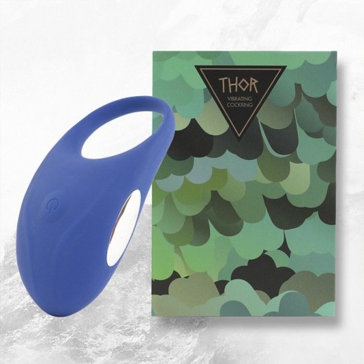 Синее кольцо с вибрацией Thor Cockring - FeelzToys - в Астрахани купить с доставкой
