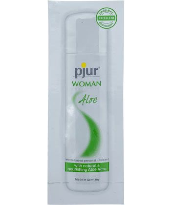 Лубрикант на водной основе pjur WOMAN Aloe - 2 мл. - Pjur - купить с доставкой в Астрахани
