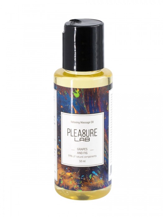 Массажное масло Pleasure Lab Relaxing с ароматом винограда и инжира - 50 мл. - Pleasure Lab - купить с доставкой в Астрахани