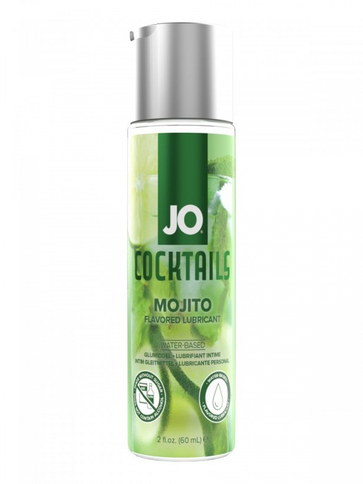 Вкусовой лубрикант на водной основе JO Cocktails Mojito - 60 мл. - System JO - купить с доставкой в Астрахани