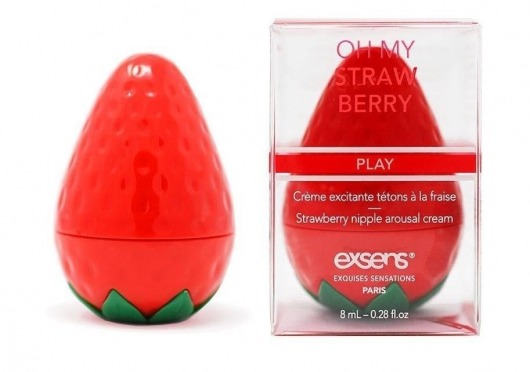 Крем для стимуляции сосков Oh My Strawberry - 8 мл. - Exsens - купить с доставкой в Астрахани