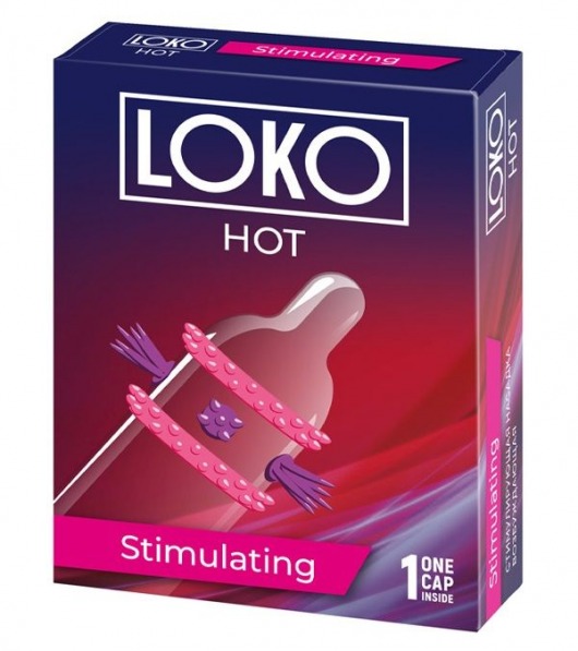 Стимулирующая насадка на пенис LOKO HOT с возбуждающим эффектом - Sitabella - в Астрахани купить с доставкой