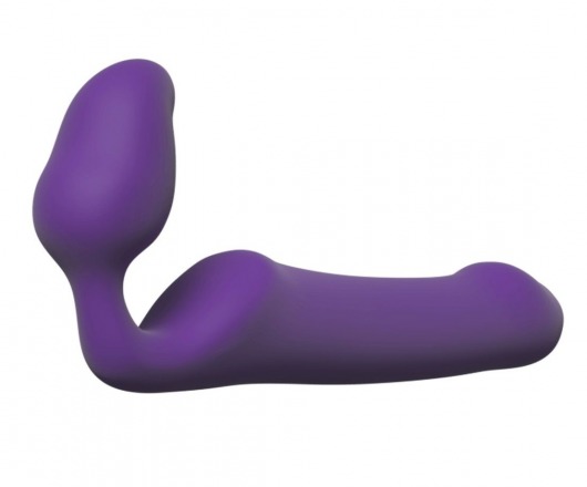 Фиолетовый безремневой страпон Queens L - Adrien Lastic - купить с доставкой в Астрахани