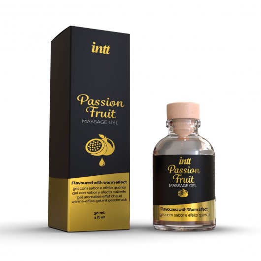 Массажный гель с ароматом маракуйи Passion Fruit - 30 мл. - INTT - купить с доставкой в Астрахани