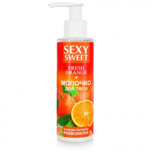 Молочко для тела с феромонами и ароматом апельсина Sexy Sweet Fresh Orange - 150 гр. -  - Магазин феромонов в Астрахани