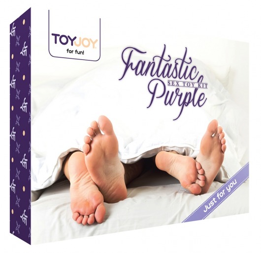 Эротический набор FANTASTIC PURPLE SEX TOY KIT - Toy Joy - купить с доставкой в Астрахани