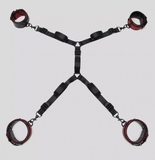 Изысканный набор фиксаций на кровати Reversible Under Mattress Restraint Set - Fifty Shades of Grey - купить с доставкой в Астрахани
