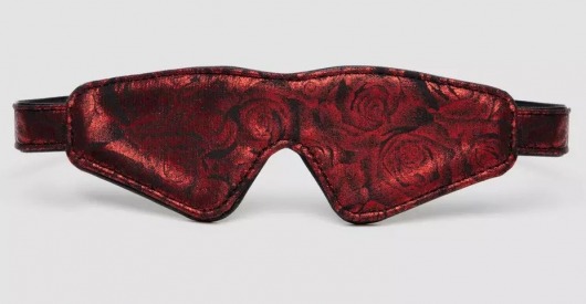 Двусторонняя красно-черная маска на глаза Reversible Faux Leather Blindfold - Fifty Shades of Grey - купить с доставкой в Астрахани