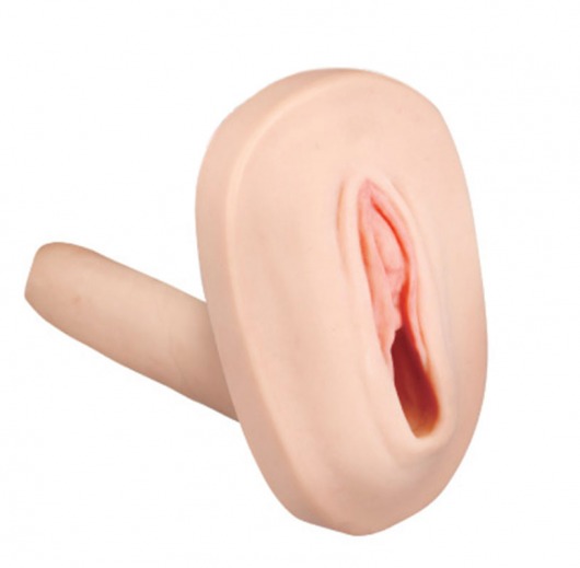 Мастурбатор-вагина с вибрацией и выносным пультом управления REALSTUFF SMOOTH   BALD - Dream Toys - в Астрахани купить с доставкой