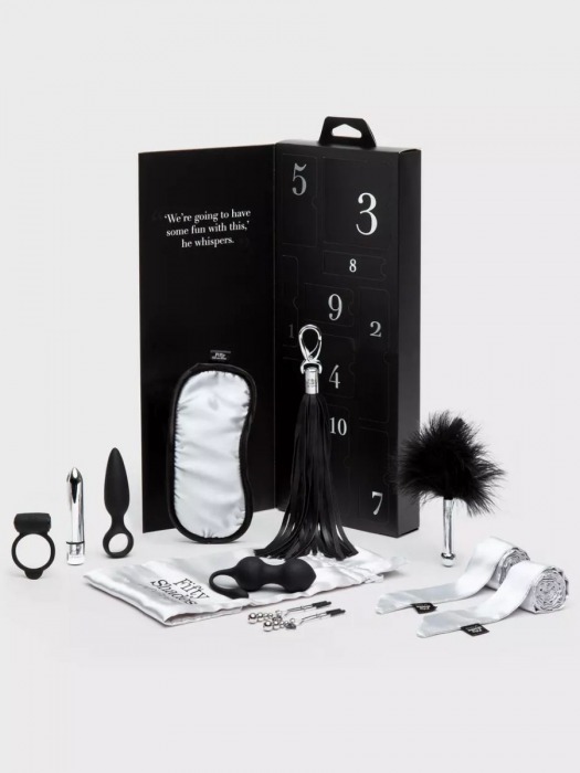 Эротический набор Pleasure Overload 10 Days of Play Gift Set - Fifty Shades of Grey - купить с доставкой в Астрахани