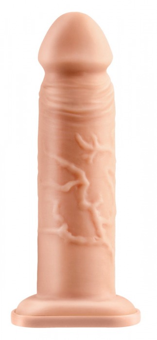 Телесный реалистичный фаллоимитатор с полостью Silicone Hollow Extension - 20 см. - Pipedream - купить с доставкой в Астрахани